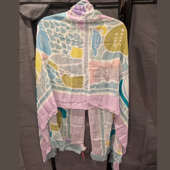 Kate Spade New York “Central Park” Oblong Scarf NWT 100% Viscose - Picture 3 of 5